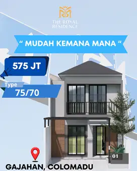 ( Colomadu ) Hunian Murah di Colomadu 2 Lantai