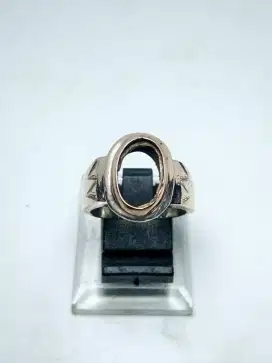 Cincin perak kombinasi suasa