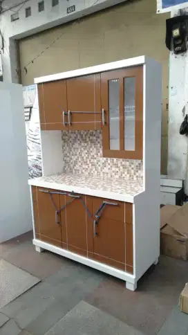 (MURAH) RAK PIRING LEMARI SAYUR TEACKBLOCK UKURAN 2 Pintu dan 3 PINTU