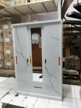 (Murah-Cod) Lemari Pakaian Sliding Plat Besi
