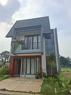 Rumah Design Unik dan Keren Lokasi Strategis Akses Langsung Jalan Raya