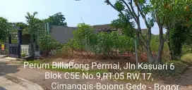 Jual tanah SHM luas 171 m, ada IMB ,bangunan sdh rusak di Bilabong Bgr