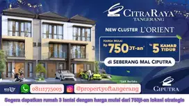 Rumah baru 3 lantai Di Cluster baru Citra Raya