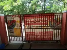 Pagar minimalis untuk garasi panjang 3 m tinggi 1.5 m