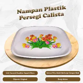 Nampan Plastik Persegi Calista Ukuran 43x30