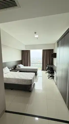 Apartemen Studio U Residence 3 twin bed