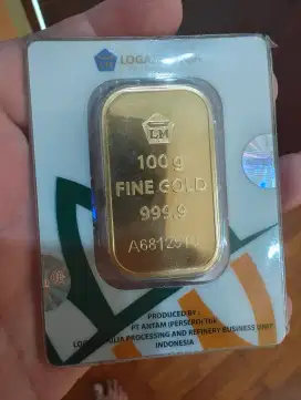 Jual emas Logam Mulia 100 gram an, 1 unit
