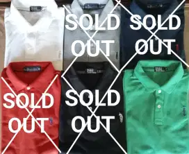 Kaos Polo shirt kemeja Alisan size M