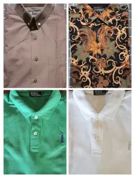 Kaos Polo shirt kemeja Alisan size M