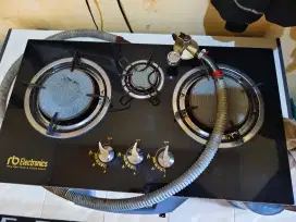 Kompor tanam RB Electronic 3 tungku
