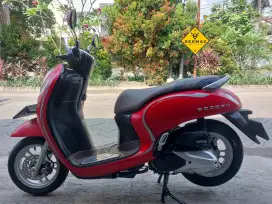 (DP 500)‼️Plat B TangSel Scoopy Stylish Keyless Merah 2022 Cash Kredit