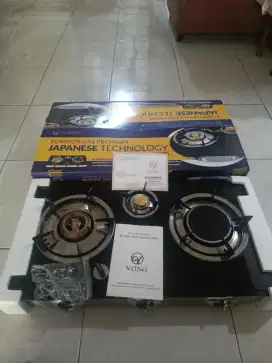 Kompor Kaca Vasa Free Regulator