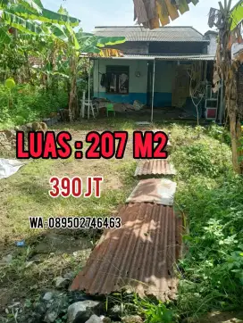 DIJUAL TANAH DAN BANGUNANNYA