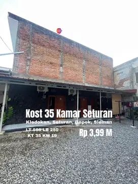 Jual Kost 35 kamar Seturan Babarsari