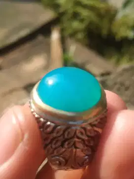 Batu cincin Bacan kristal size kantoran ajib