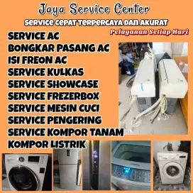 Service AC Bongkar Pasang AC Servis Kulkas Frezer Box Mesin Cuci Taman