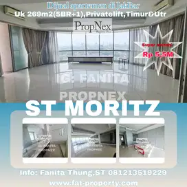 SUPER MURAH! VIEW SUPER KEREN 180°! Dijual Apt ST MORITZ Twr President