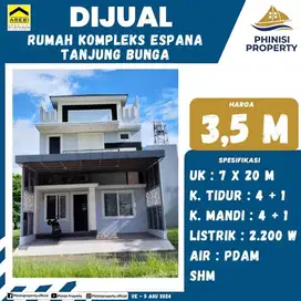 DIJUAL RUMAH CANTIK DI TANJUNG BUNGA KOMP. ESPANA