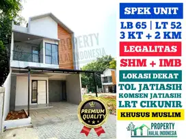 Rumah Islami Modern Komsen Jatiasih - SHM IMB - Dekat Tol Jatiasih