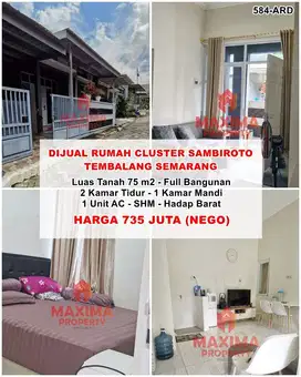 Rumah sambiroto pusat kota semarang