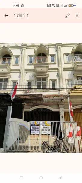 Ruko usaha disewakan lokasi strategis Taman Sari Jakarta Barat