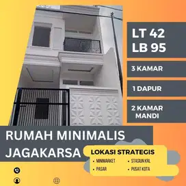 Rumah Dijual Di Jagakarsa Harga 1.2 M Ada Rooftop nya