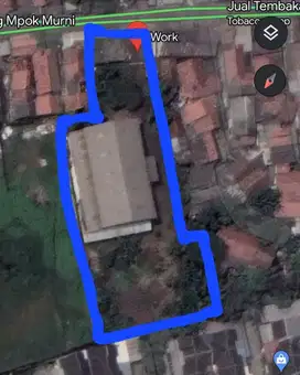 Jual Gudang Dekat Bandara dan dekat akses Tol LT 2972m²
