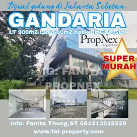 Dijual gedung di Gandaria,Jakarta Selatan LT 900m2 LB 1600m2,tingkat 5