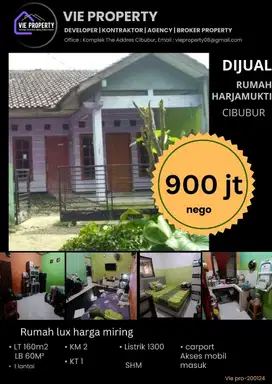 TURUN HARGA! Nego sampe deal rumah di Harjamukti