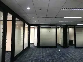 SEWA KANTOR DI SUDIRMAM SCBD BEJ TOWER 303M2 PARTISI 300RB NEGO