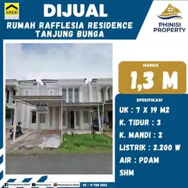 DIJUAL RUMAH MURAH DI RAFLESIA TANJUNG BUNGA