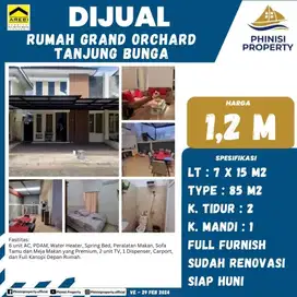 DIJUAL RUMAH DI GRAND ORCHARD TANJUNG BUNGA FULL FURNISH