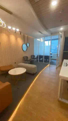 Sewa kantor di Jakarta wisma Keiai 43M² furnish 200k Nego
