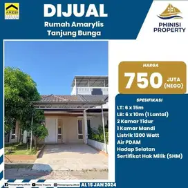 DIJUAL RUMAH DI AMARYLIS TANJUNG BUNGA