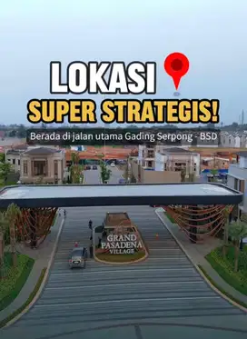 Rumah Gading Serpong 2 Lantai Pasadena Village Gading Serpong