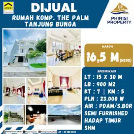 DIJUAL RUMAH DI KOMP. THE PALM TANJUNG BUNGA