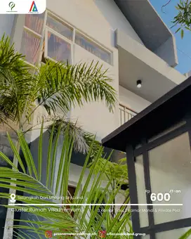 Pesona Mata Residence rumah villa 2 lantai samping hotel dan apartemen