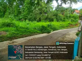 Tanah SHM 1.633 m² Ngobo Kec. Bergas Kab. Semarang