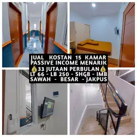 JUAL KOST KOSAN KOSTAN 15 KAMAR GUNUNG SAHARI SAWAH BESAR JAKPUS