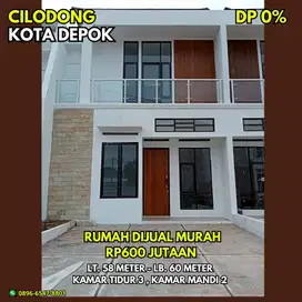 Rumah Dijual Di Cilodong 2 Lantai 600 Jutaan Murah Akses Alun Alun