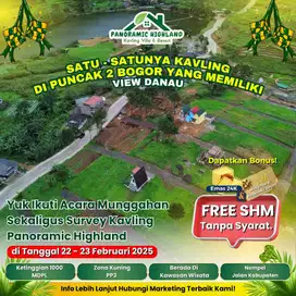 nvestasi Kavling Wisata Puncak! Dekat Villa Khayangan & Nirvana!