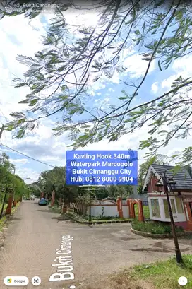 Dijual Cepat  Kavling Hook 340m Bukit Cimanggu City Kota Bogor