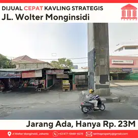 DIJUAL CEPAT Kavling Jl Wolter Monginsidi
