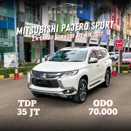 [CASH/KREDIT] MITSUBISHI PAJERO SPORT 2.4 DAKAR 4X2 SOLAR A/T NIK.2017