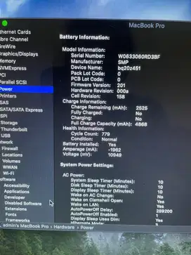 Macbook Pro MD101