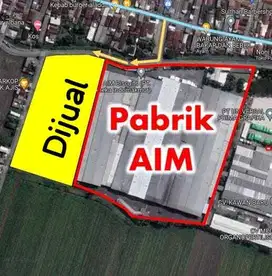 Tanah Paling Murah Dekat Pabrik AIM Sidoarjo