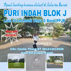 Dijual kavling exclusive di Puri Indah blok J,JakBar blok terelite