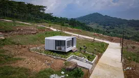 Tanah Kavling Bogor Bisa Bikin Villa Cabin View Keren Perbukitan Hijau