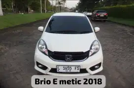 HONDA BRIO E METIC THN 2018#RECORD SERVIS HONDA KM 80 RIBU ASLI