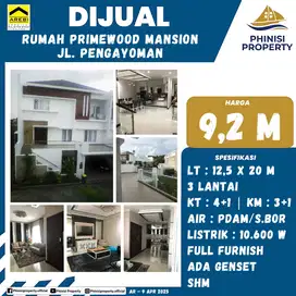 DIJUAL RUMAH DI PRIMEWOOD MANSION PANAKUKANG